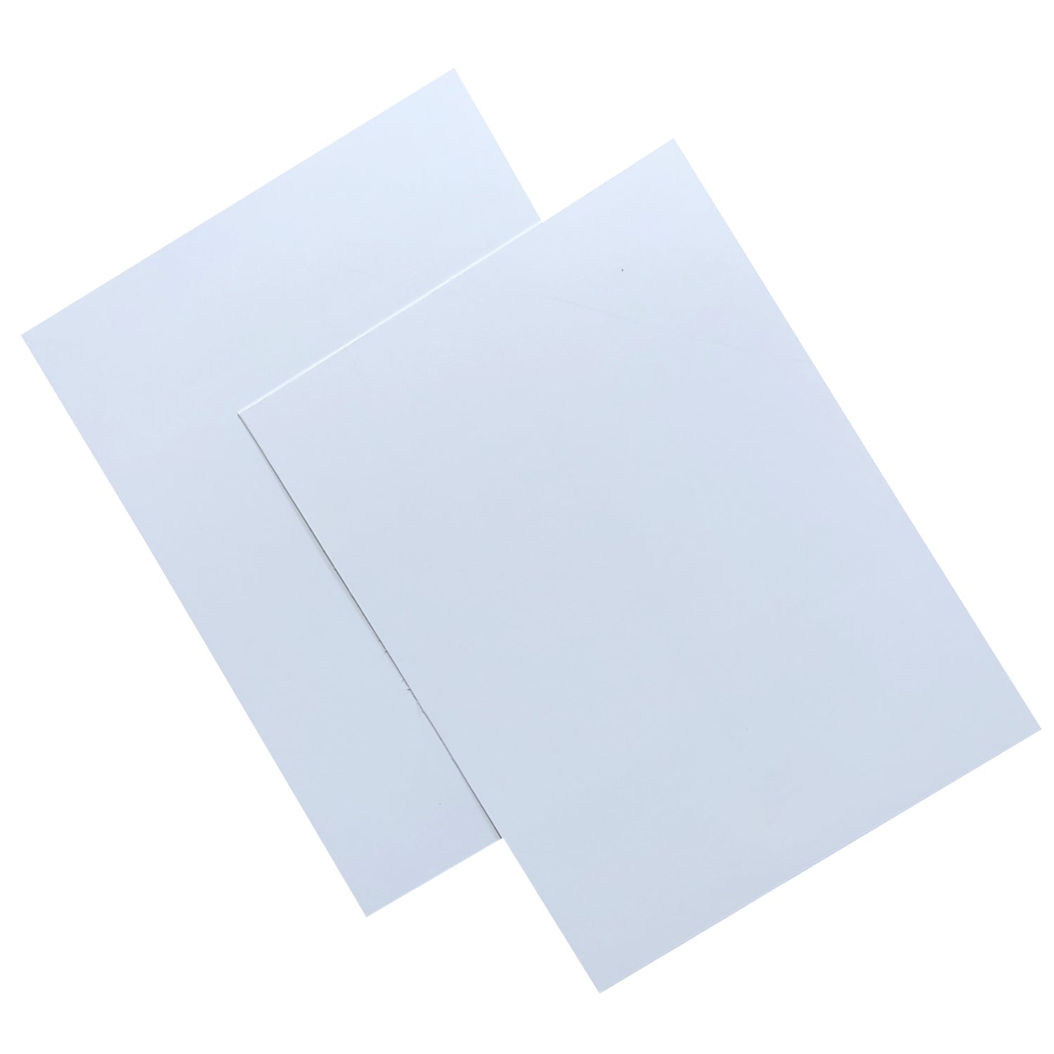 White Floral Embossed Nameplate Invitation Card