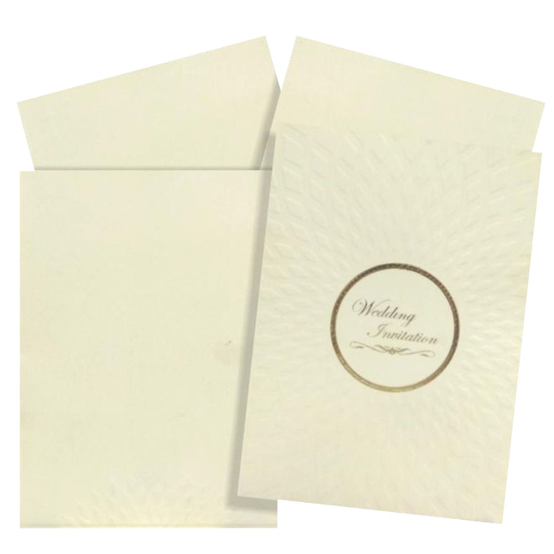 Selling White envelope with wedding print and two inserts invitation card online. Buying invitation cards made easy with King of Cards! &amp;