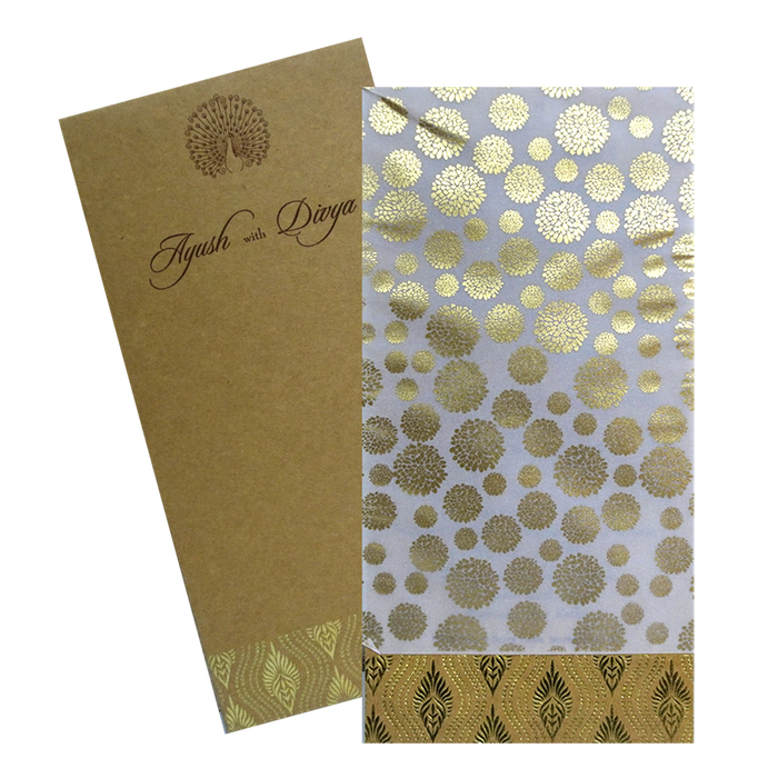 Khaki Brown Single Sheet Card-King of Cards