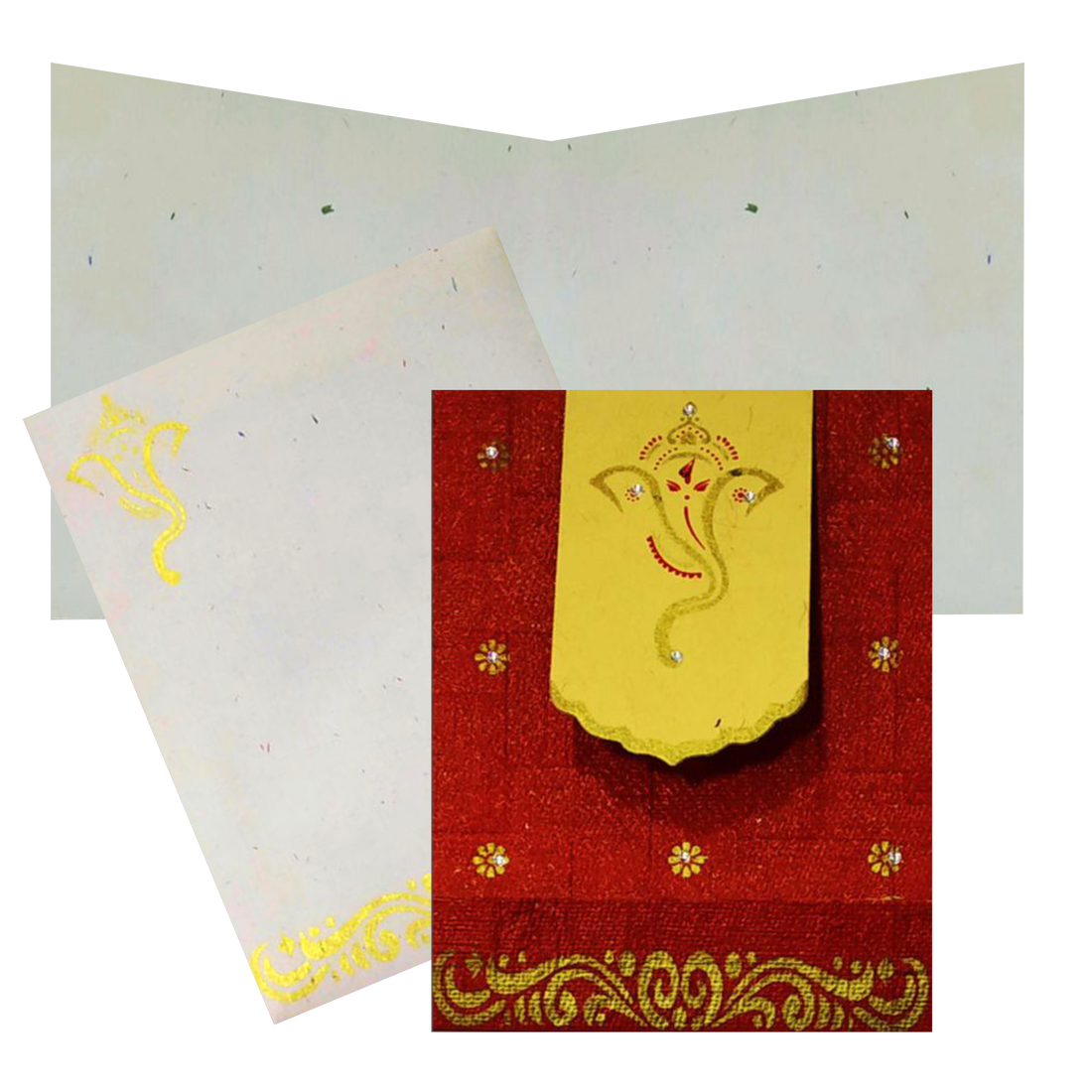Red Personal Invitation Card-King of Cards
