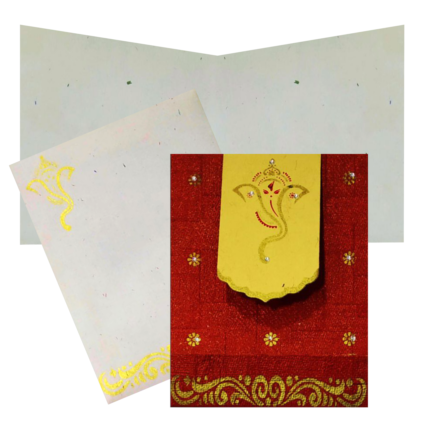 Red Personal Invitation Card-King of Cards