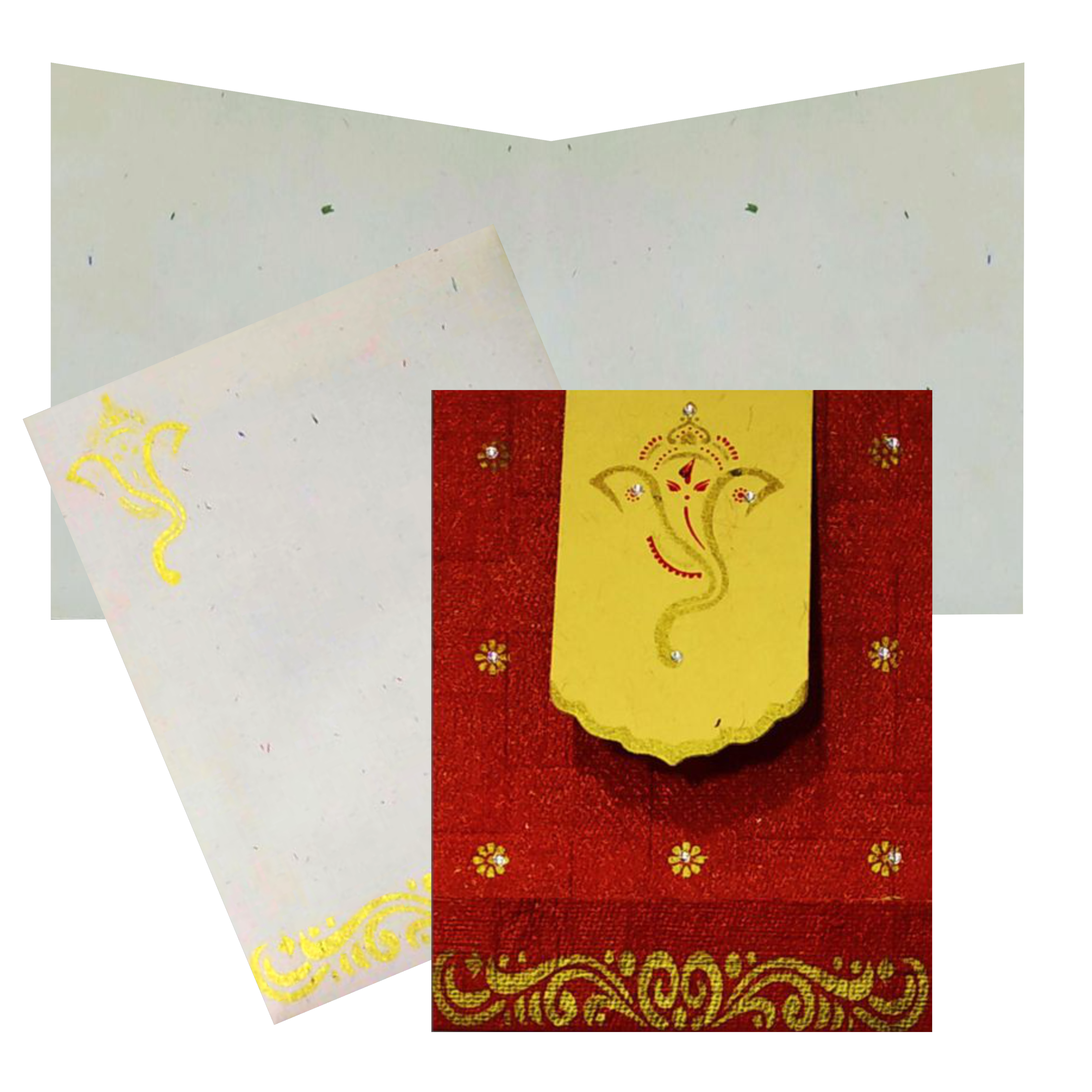 Red Personal Invitation Card-King of Cards