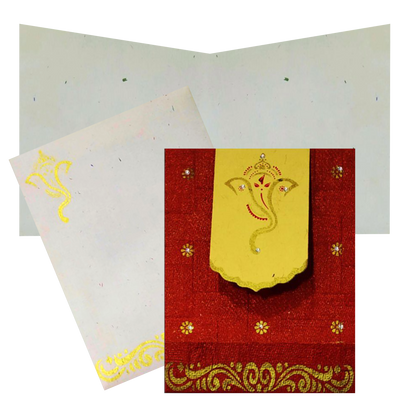 Red Personal Invitation Card-King of Cards