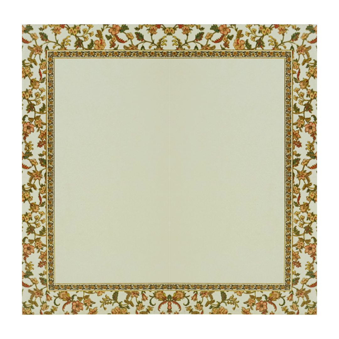 Lime Yellow Floral Padded Wedding Invitation-Kac05590