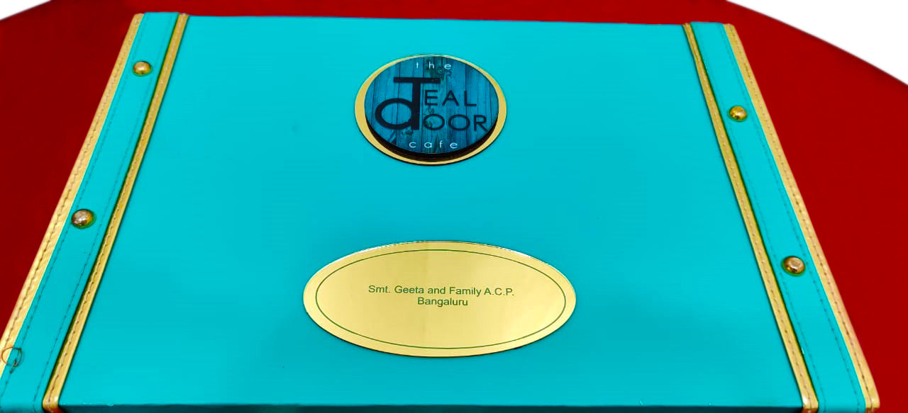 Light Green Ultra Premium Corporate Invitation With Sweet Bowls-KNKUP040-King of Cards