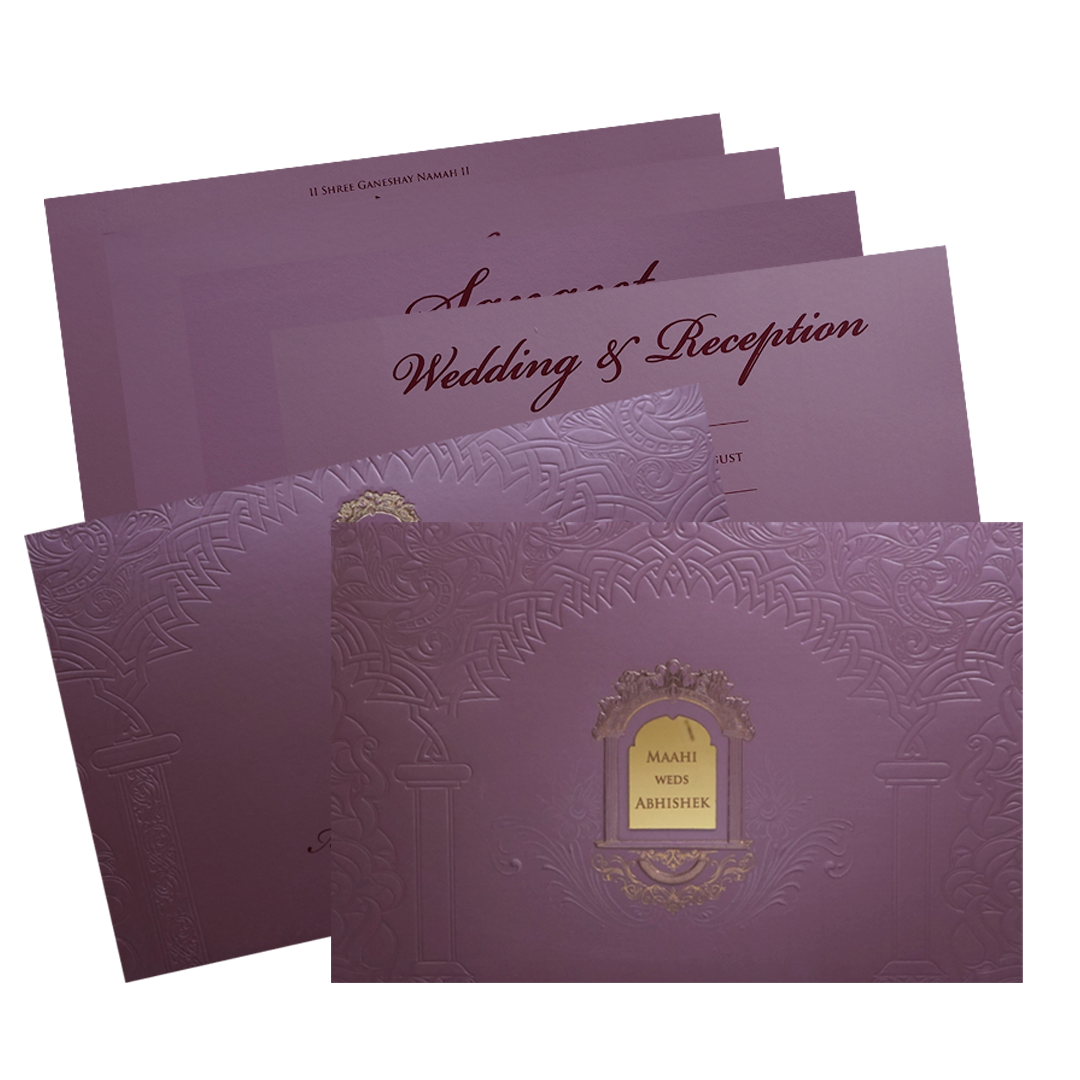 Light Pink Wedding Card-KPR09510