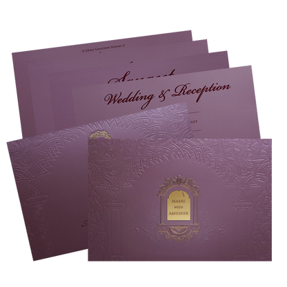 Light Pink Wedding Card-KPR09510