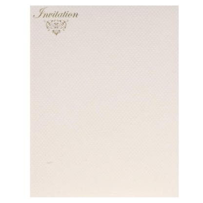 Awesome Laser Cut With Gold Foiling Box Type Wedding Card - KNK30702-King of Cards