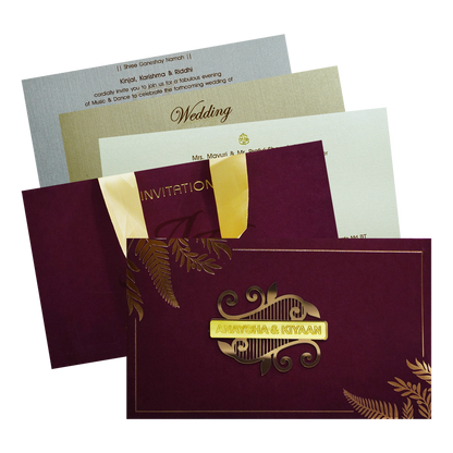 Make your event special with our exclusive Dark Raspberry Luxury Wedding Box. Shop now! ?WhatsApp Support ?Express Delivery.