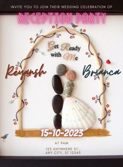 Arch Shell Reception Party Invitation-AARPI024