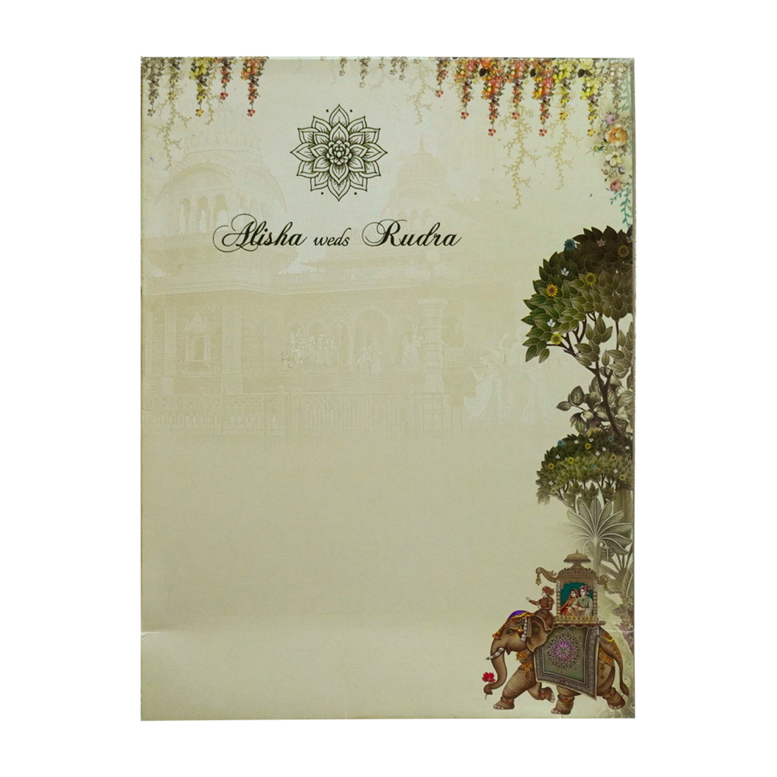 Avocado Green Wedding Card-King of Cards