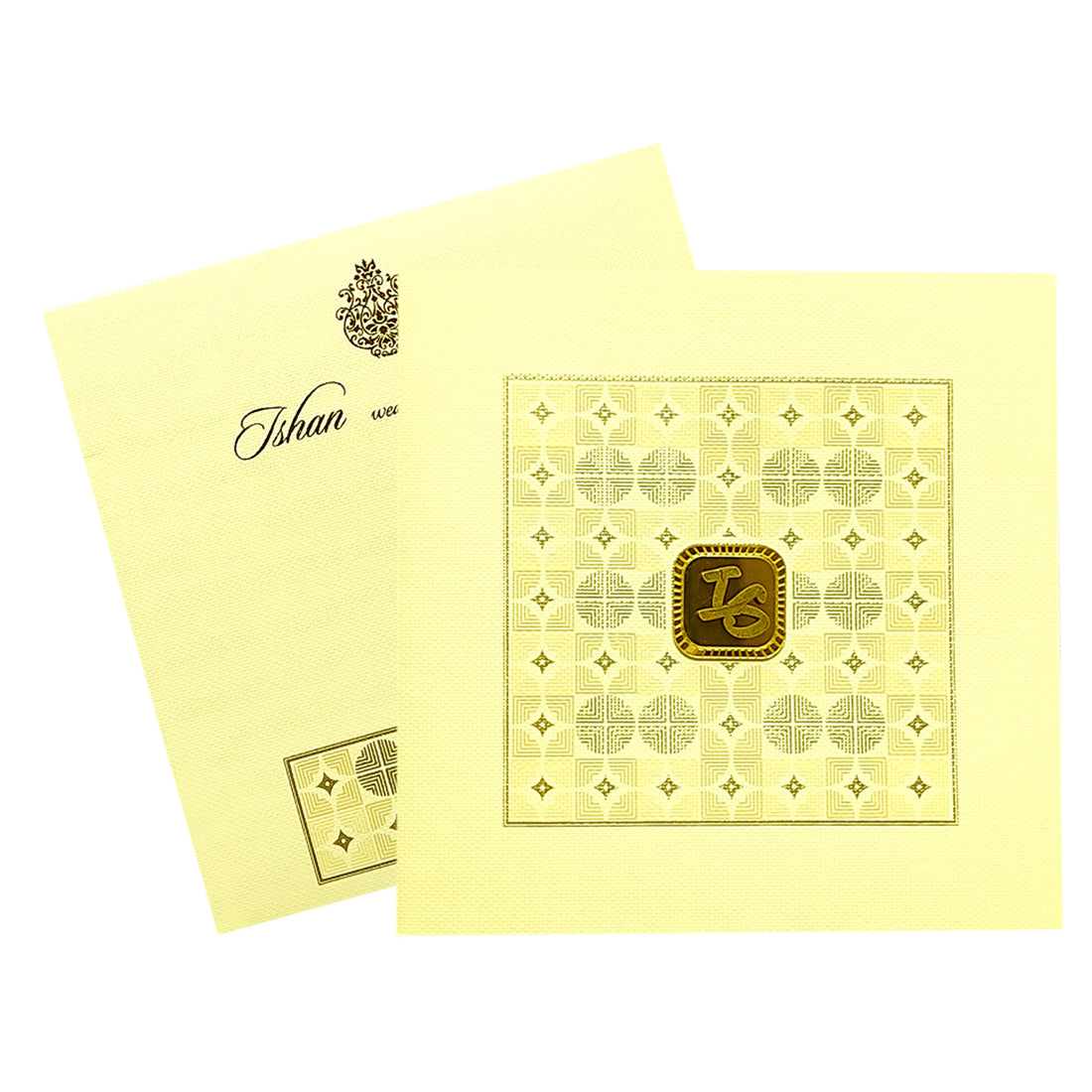 Pale Pink Dot Design Invitation-King of Cards