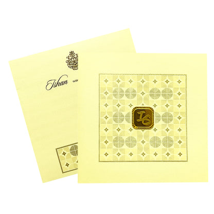 Pale Pink Dot Design Invitation-King of Cards