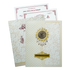 Check out Cream Floral Embossed Wedding Card at best price, ✅WhatsApp Support and ✅Express Delivery | King of Cards.