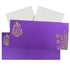 Violet Ganesha Invitation Card-KNK20051