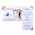 White Floral Slide Wedding Card-KNKSP754