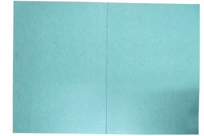 Light Blue Die Cut Floral Invitation Card-KNCW17BI