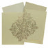 Embossed Gold Foiling Floral Design Wedding Card - KNK30322