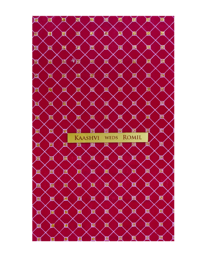 Cream Red Single Wolly Invitation-King of Cards