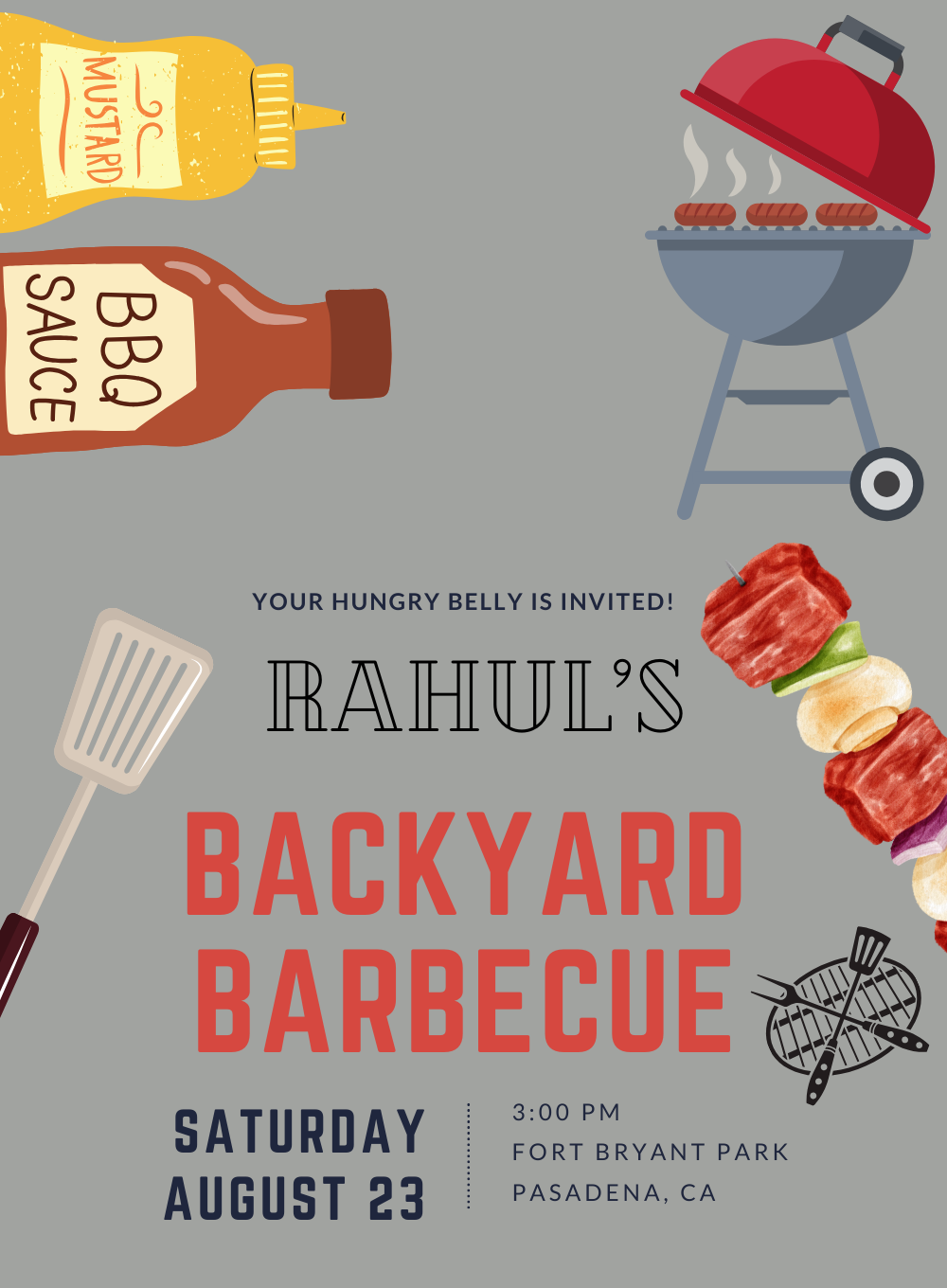 Backyard Bonanza Barbeque Party-King of Cards