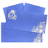 Alluring Blue Shading With Floral Theme Wedding Card - KNKS17BG-King of Cards