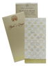 Beige Single Tracing Invitation Card-King of Cards