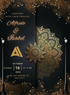Black Care Premium Wedding Invitations-AAPWI016