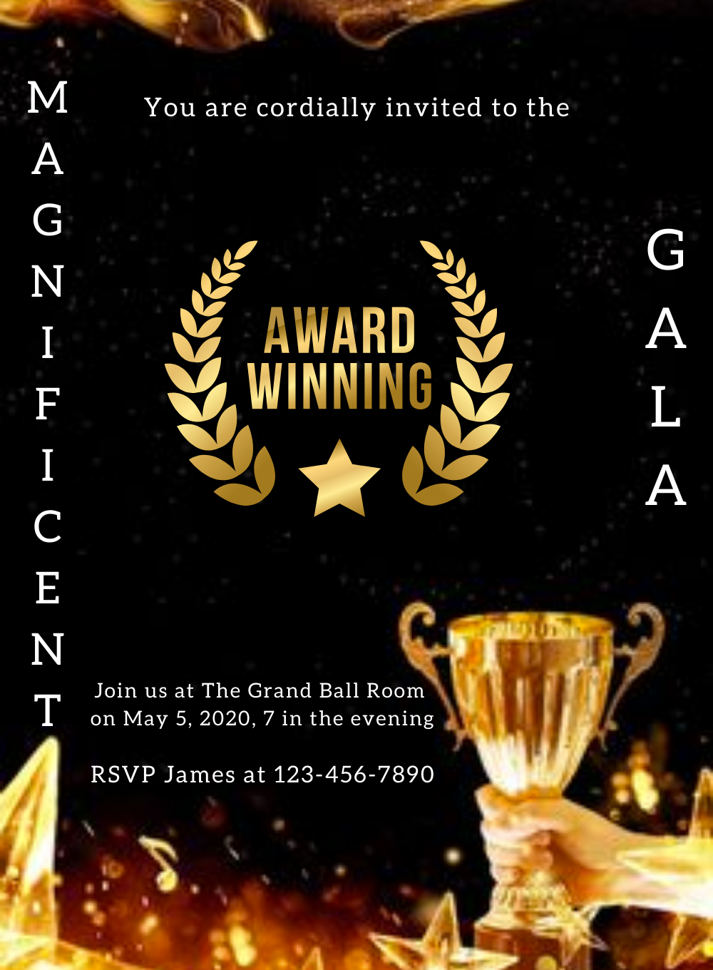 Black Gala AWARDS Invitation-AAONY016
