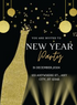 Black Glitter New year&