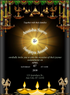Black Golden Traditional Wedding Invitation-AATWI006