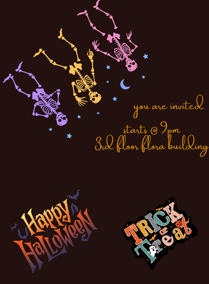 Black Skeleton Holloween-AAHOO005