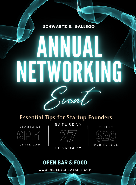 Black Smoke Networking Invitation-AANEG009