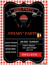 Black Tablecloth Barbeque Party-AABBQ013