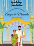 Blue Banana Traditional Wedding Invitation-AATWI010