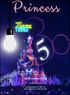 Blue Bulb Princess & fairytail Invitation-AAPAF004