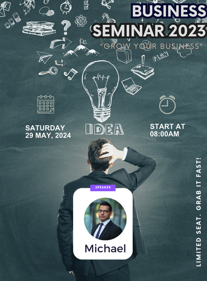 Blue Business Seminar Invitation-AASMI006