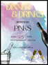 Blue Delectable Dinner Party Invitation-AADNI020