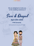 Blue Flute Gujarati Wedding Invitation&