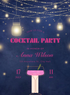 Blue Lanterns Cocktail Party Invitations-AACPI026