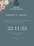 Blue Love Jain Wedding Invitation-AAJWI009