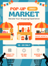 Blue Market Shopping Event Invitation-AASHE007