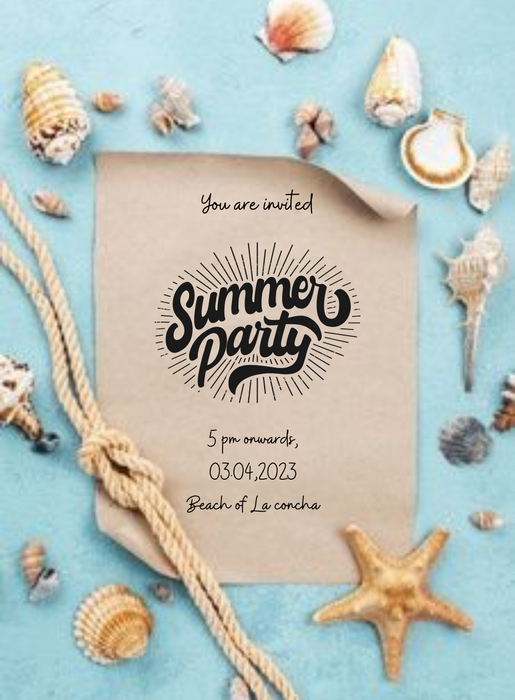 Blue Starfish Beach Party-AABEP009