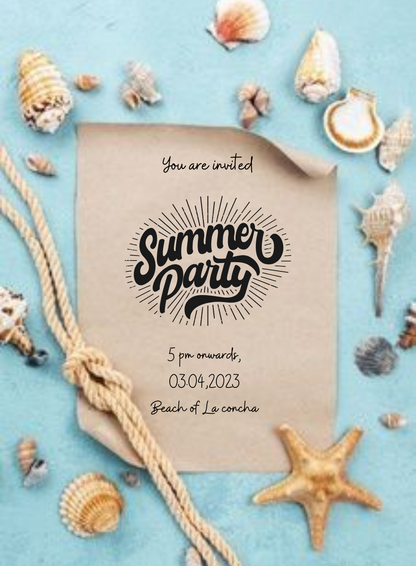 Blue Starfish Beach Party-King of Cards