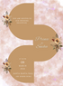 Cream Lavender Wedding Reception Invitation-AAWPI012