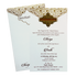 Ivory White Single Sheet Invitation-KRCS7112
