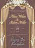 Brown Arch Reception Party Invitation-AARPI027