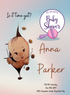 Brown Child Baby Shower Invitations-AABSW019