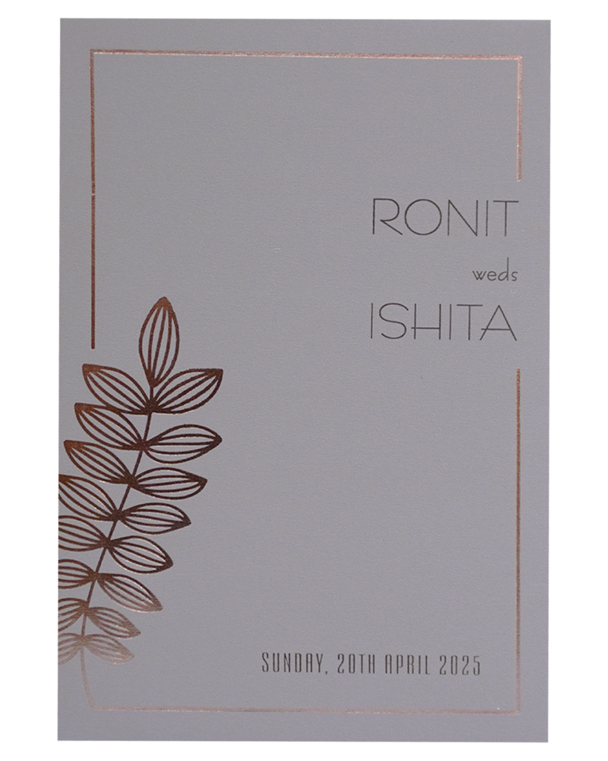 Faded Violet Single Card-KRCS7213