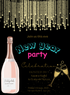 Golden Start New Year Party Invitation-AANYI007