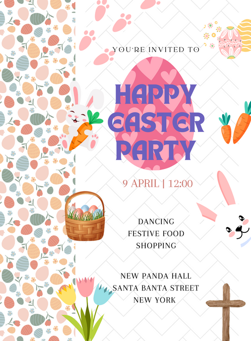 Bunny-ful Easter Invitation-AAEAS009